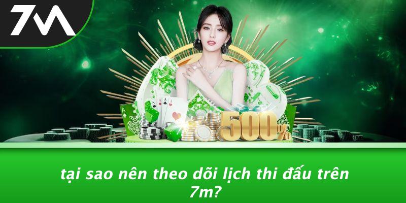 Tại Sao Nên Theo Dõi Lịch Thi Đấu Trên 7M?